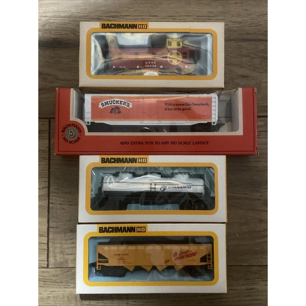 Vintage Bachmann HO Scale Lot Of 4 NOS 0987 1028 43-1001-30 43-1010-C6 Unopened